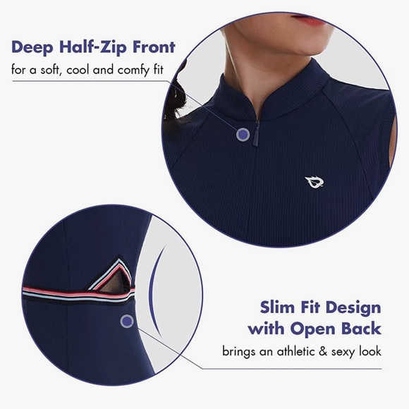 NWT! Baleaf Pickle ball, Tennis, or Golf Dress Black (size medium) - Picture 5 of 16